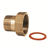 RACCORD COMPTEUR DN 15, ENTREE 1/2", ECROU 3/4"