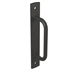 Poignée sur platine Mantion RD-6B pour porte coulissante Roc Design - acier noir - 265 x 40 mm