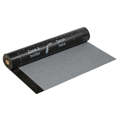 Membrane d'étanchéité bitume-ALPA pour toiture-terrasse inaccessible autoprotégée - ALPAL DECOR CPV - 1 m x 8 ml - Gris