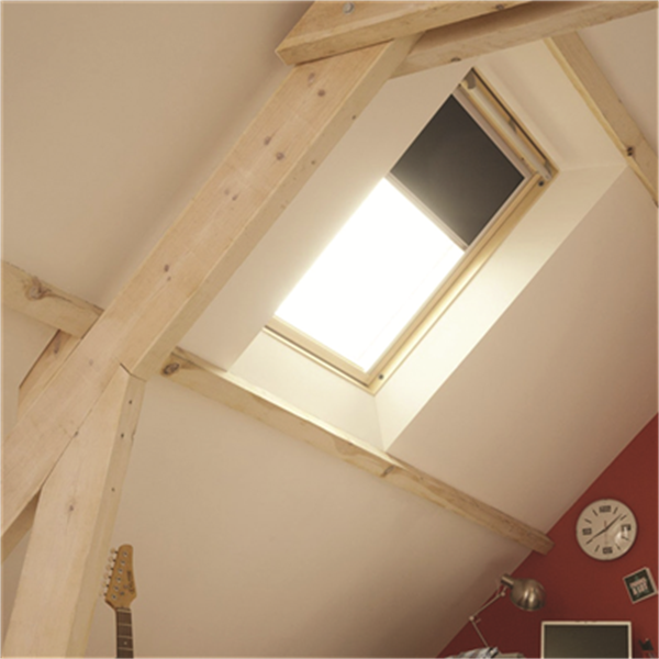 Store occultant Velux DKL pour fenêtre de toit MK04 - 78,0 CM x 98,0 CM - Bleu