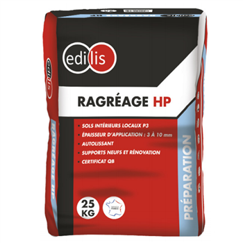 Ragréage haute performance intérieur pour tous supports - Edilis - Sac de 25 kg