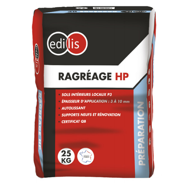 Ragréage haute performance intérieur pour tous supports - Edilis - Sac de 25 kg