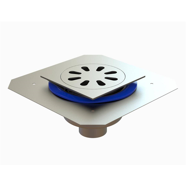 SIPHON 247X247 TELESCOPIQUE SORTIE VERT 100 MM RENFORCEE 25100RB