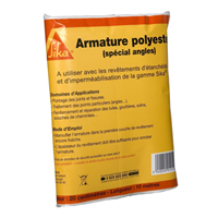 Armature pour renforcement de revêtements souples Sikarmature - Spécial angles - Rouleau 10x0,20 m
