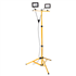 Projecteur chantier LED sur trépied 1,5 m en aluminium - 2 x 20 W - 3200 lm - IP65 - Câble de 3 m