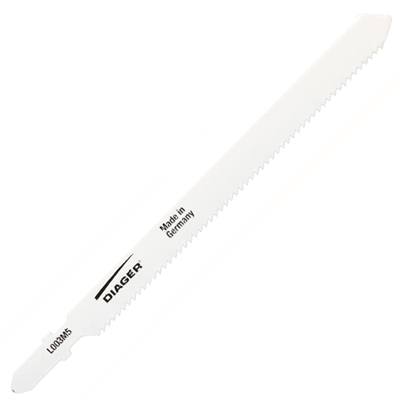 Lame de scie sauteuse Diager acier cuivre et matériaux sandwich longueur 132 mm - lot de 5