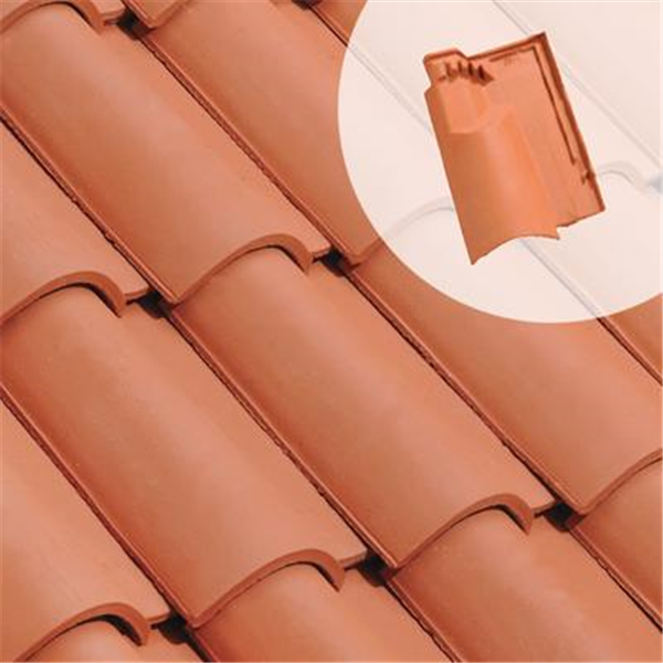 Tuile chatière en terre cuite - Plein Sud Gélis - section avec grille de 39 cm² - Rouge