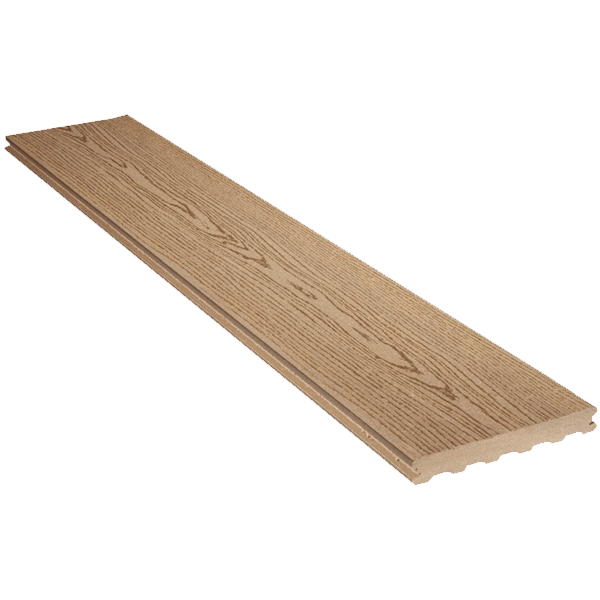 Lame de terrasse en bois composite Élégance finition structurée - Silvadec - 180 MM x 23,00 MM - longueur 4,00 M - Brun Colorado