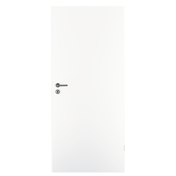 Porte d'intérieur lisse blanc Polar - sens d'ouverture Main droite - 203.6 CM x 83 CM