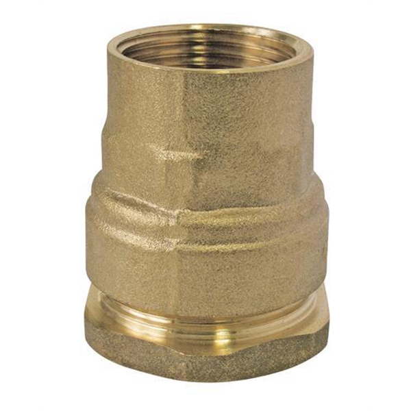 Raccord laiton droit SUMO pour tube PE Ø50 mm - Femelle 1"1/2
