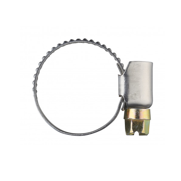 Collier de serrage bande pleine - Diamètre 12 à 20 mm - Largeur 9 mm - Acier - Lot de 2