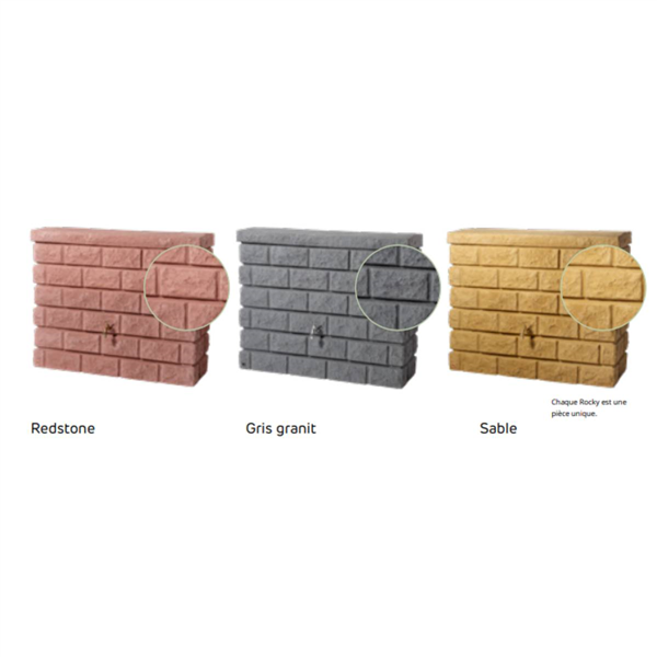 RESERVOIR ROCKY 400 L GRIS GRANITE