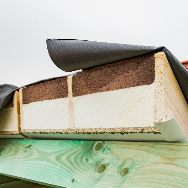 Panneau isolant polyuréthane et fibre de bois USYSTEM Roof OS Comfort Natural - 9,00 m².K/W - 0.8 x 5.50 m - ép. 252,00 MM