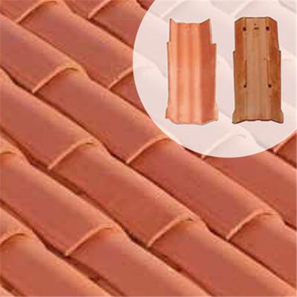 Tuile Canal terre cuite Multi'fix Tegula 40 - Rouge