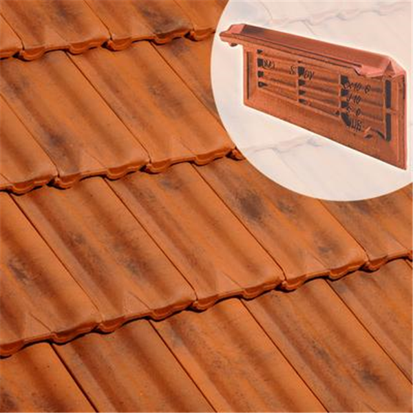 Tuile de rive indiv. droite à emb. - 200