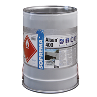 Étanchéité liquide sous protection lourde - ALSAN 400 Soprema - seau de 25 kg