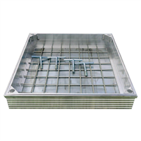 Chassis de visite Alusol Light H80/400 à remplir pour carrelage ou pavés