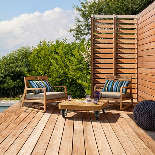 Lasure bois extérieur V33 - Résine haute protection - Chêne clair - Aspect satin - Pot 5L