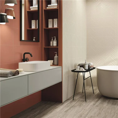 Faïence murale rectifiée - Colorful - 90,0 CM x 30,0 CM - ép. 8,70 MM - Rouge finition mat