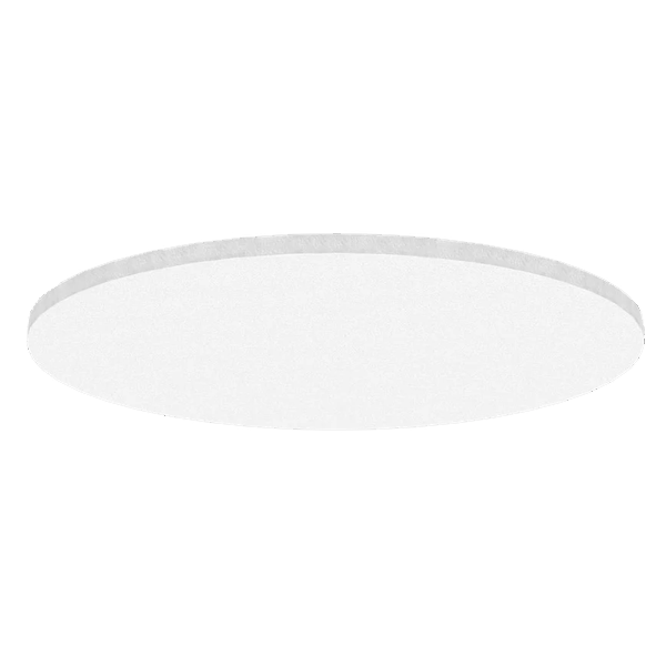 Dalle plafond acoustique ronde à suspendre - Ecophon Solo Circle Blanc - Ø 1200,0 mm - ép. 40 mm - lot de 4