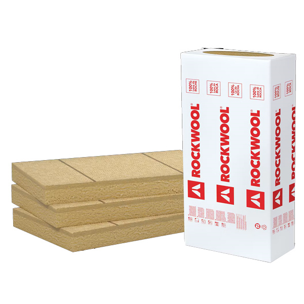 Panneau isolant en laine de roche pour murs extérieurs sous enduit - Ecorock Duo - R=1,40 m².K/W - 1,20 M x 0,60 M - ép.50 MM