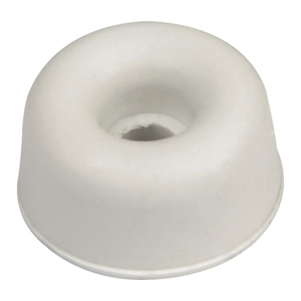 Butoir caoutchouc blanc diamètre 30 mm hauteur 25 mm 000571