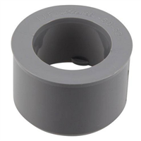 Réduction incorporée à coller - pour évacuation des eaux usées - mâle/femelle - 50/32 mm - Gris