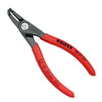 Pince de précision pour circlips intérieurs d'alésage - Pointes coudées - Knipex - 130mm