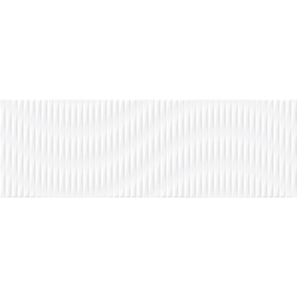 Carrelage pour mur intérieur en grès cérame émaillé - Blanc Sena - 90 x 30 cm - ép. 8,5 mm