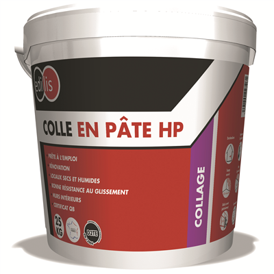 Colle en pâte HP pour carrelage - Edilis - seau de 25 KG