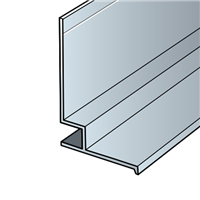 Profil de départ pour pose verticale de bardage Cedral Click - longueur 3,00 M