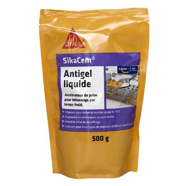 SIKACEM ANTIGEL LIQUIDE DOSE 500G