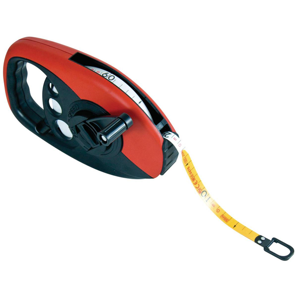 QUINTUPLE DECAMETRE PRO RUBAN FIBRE BOITIER BI-MATIERE