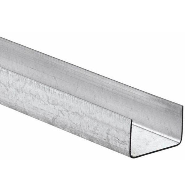 Rail d'ossature métallique Prégymétal Siniat 100-30/5,4 - long. 3,00 M
