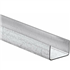 Rail d'ossature métallique Prégymétal pour cloison et plafond - Siniat 62-30/5,4 - 63 MM x 28 MM - long. 3,00 M