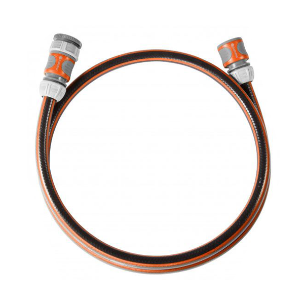 Tuyau d'arrosage et raccords pour branchement chariot dévidoir - Gardena - Longueur 1,5 m