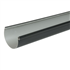 Gouttière demi-ronde Nicoll LG25 en Techtan Anthracite - développé de 250 mm - longueur 2 M