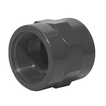 Manchon en PVC-U pour fluide sous pression - raccord diamètre 50 mm et filetage femelle 2"