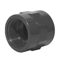 Manchon en PVC-U pour fluide sous pression - raccord diamètre 50 mm et filetage femelle 2"