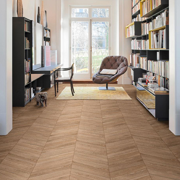 Carrelage sol intérieur effet bois - Woodchoice - Coconut - 54 cm x 11 cm - ép.9 mm