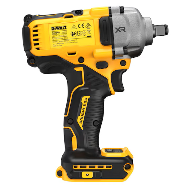 Boulonneuse à chocs compacte 1/2'' XR 18V brushless 812 Nm Dewalt DCF891NT-XJ - en coffret TSTAK sans batterie ni chargeur
