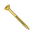 Vis bois Rocket tête fraisée Pozi - Acier bichromaté - Filetage partiel - ⌀ 3,0 mm x 30,0 mm – Boîte de 240