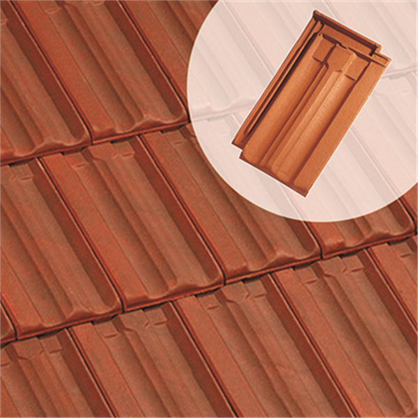 Tuile grand moule du nord en terre cuite - Côte de Nuits PV Terreal - Rouge flammé