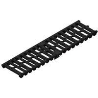 GRILLE PASSERELLE FONTE FENTE 12MM - L500 - CANIVEAUX X100-M100 - B125