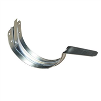 Crochet bandeau Vadot gouttière demi-ronde - Dos nervuré - Développé 33 cm - Boudin 18 mm