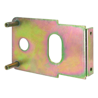 Plaque de fixation pour serrure horinzontale à souder ZB