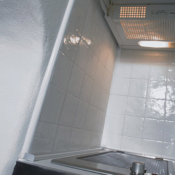 Baguette d'angle PVC pour carrelage forme arrondie - Projolly Eco - 8,00 MM x 2,70 M - Blanc