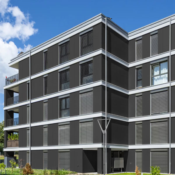 Bardage fibre ciment Hardie® Panel Easy - 1200,0 mm x 600,0 mm - ép. 8,00 mm - Noir Minuit