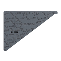 CADRE + TAMPON L2C D400 AVEC LOGO TELECOM