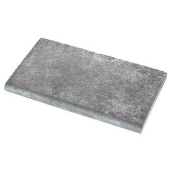 Margelle droite plate en pierre reconstituée pour piscine - Calypso - Gris minéral - 60,0 CM x 30,0 CM - ép. 35,00 MM